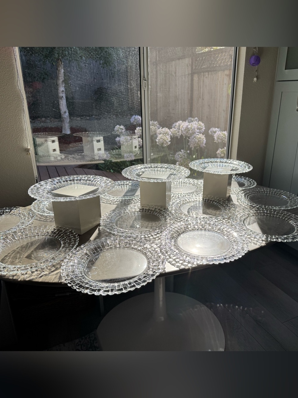 Nachtmann Bossa Nova Crystal Chargers 12.625” Set 13
Germany Luxury Table